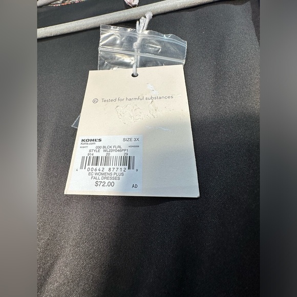 NWT LC Lauren Conrad Faux-wrap Maxi Dress Size 3X - Picture 5 of 6